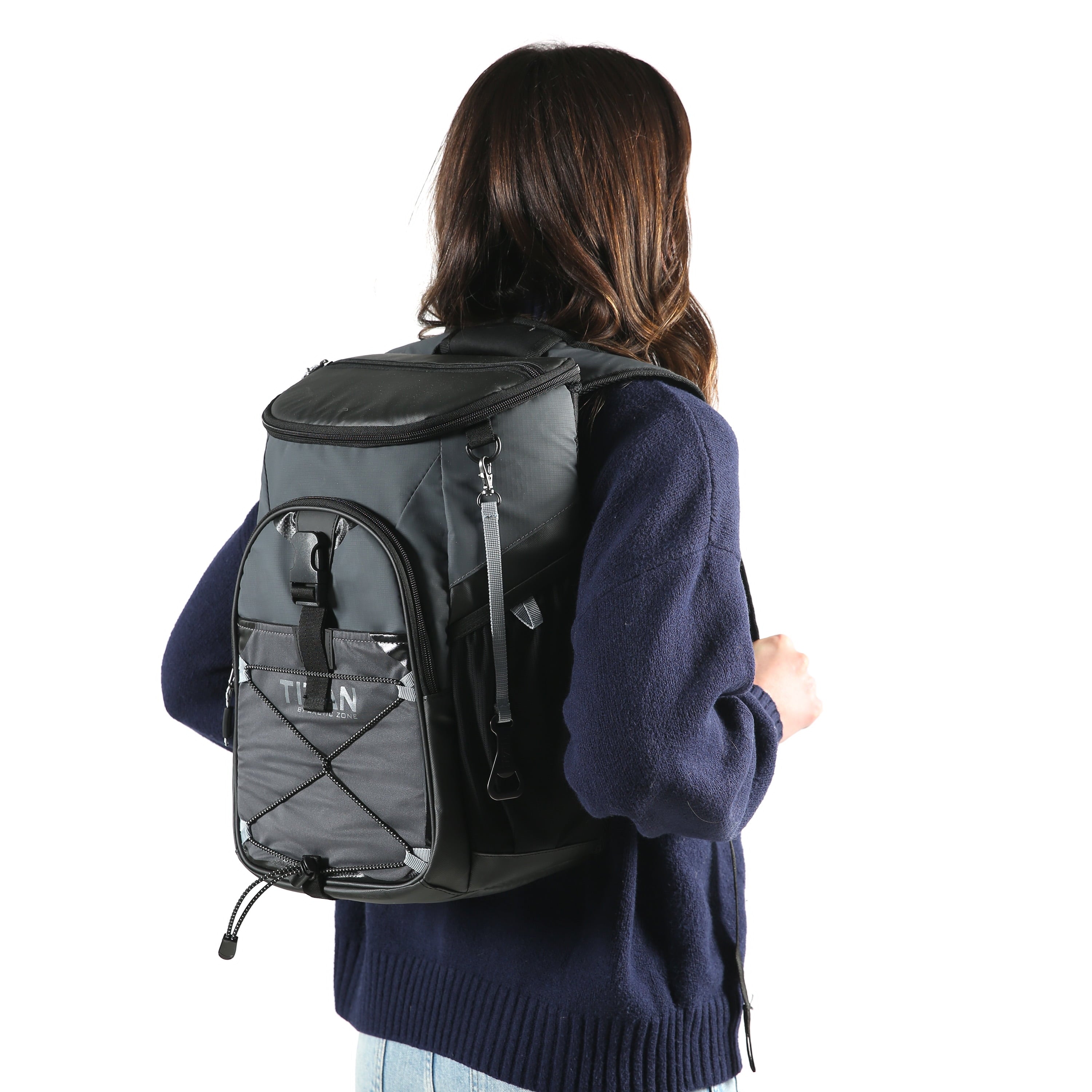 24 Can, 16 Quart Backpack Cooler, Basalt Gray