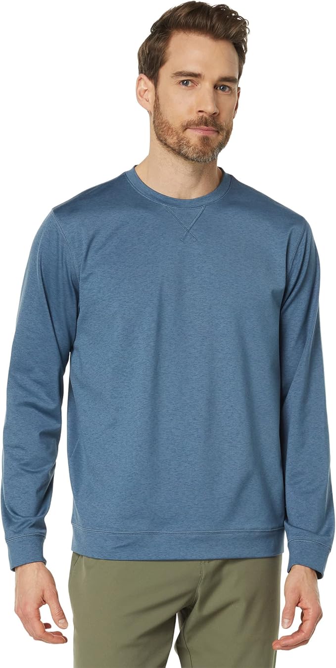 MEN'S PUMA CLOUDSPUN CREWNECK - EVENING SKY HEATHER