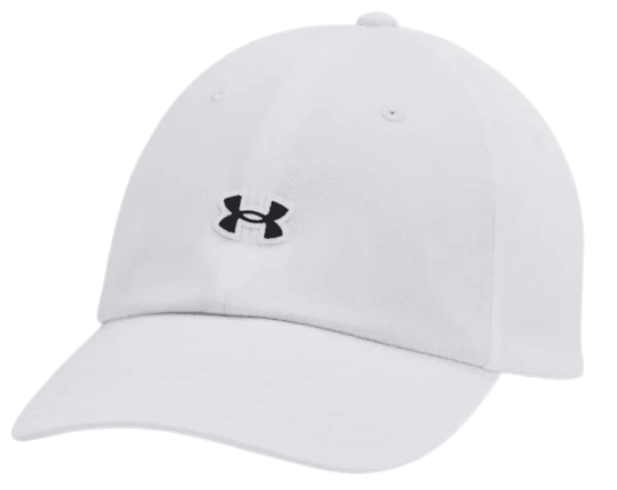 Under Armour ქალის გოლფის ქუდი | Driver 96 რეგულირებადი თეთრი ქუდი
