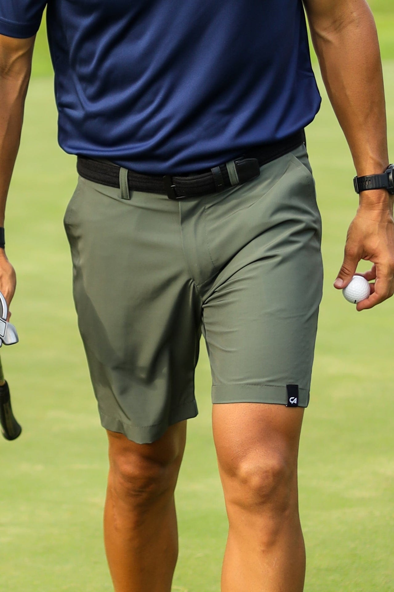 Custom Apparel Men's Golf Shorts | Pure Motion | Fresh Olive