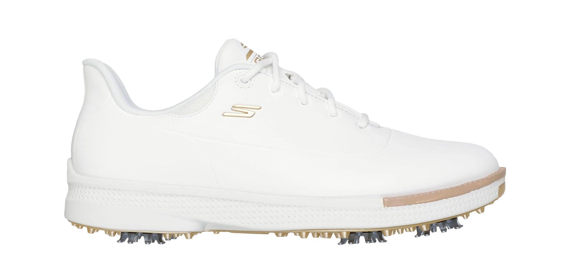 Skechers Women`s Golf Shoes | Go Golf Jasmine | White/Gold