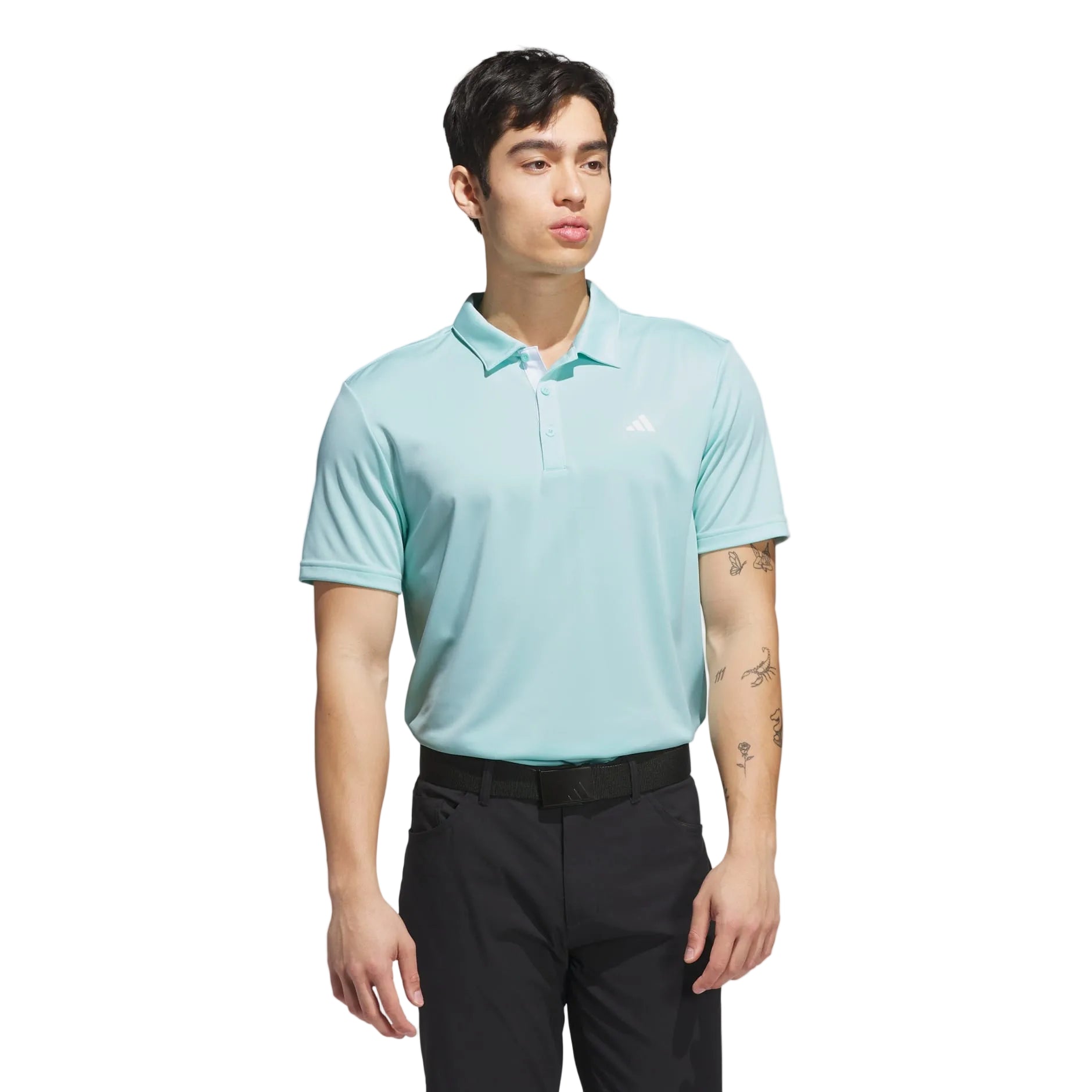 Adidas Men's Golf Shirt | Drive Polo | Flash Aqua