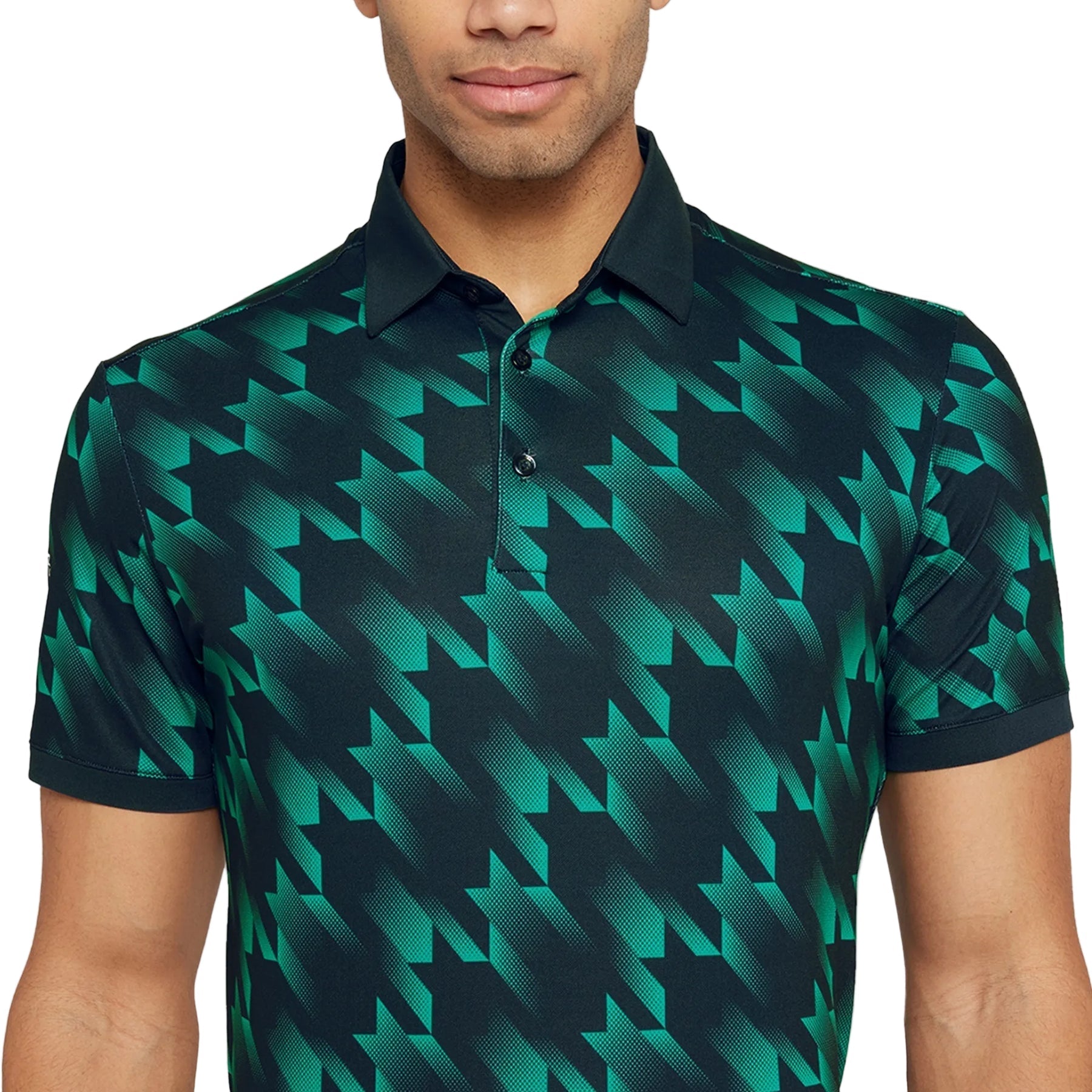 Galvin Green Men`s Golf Shirt | Miles | Navy/Golf Green