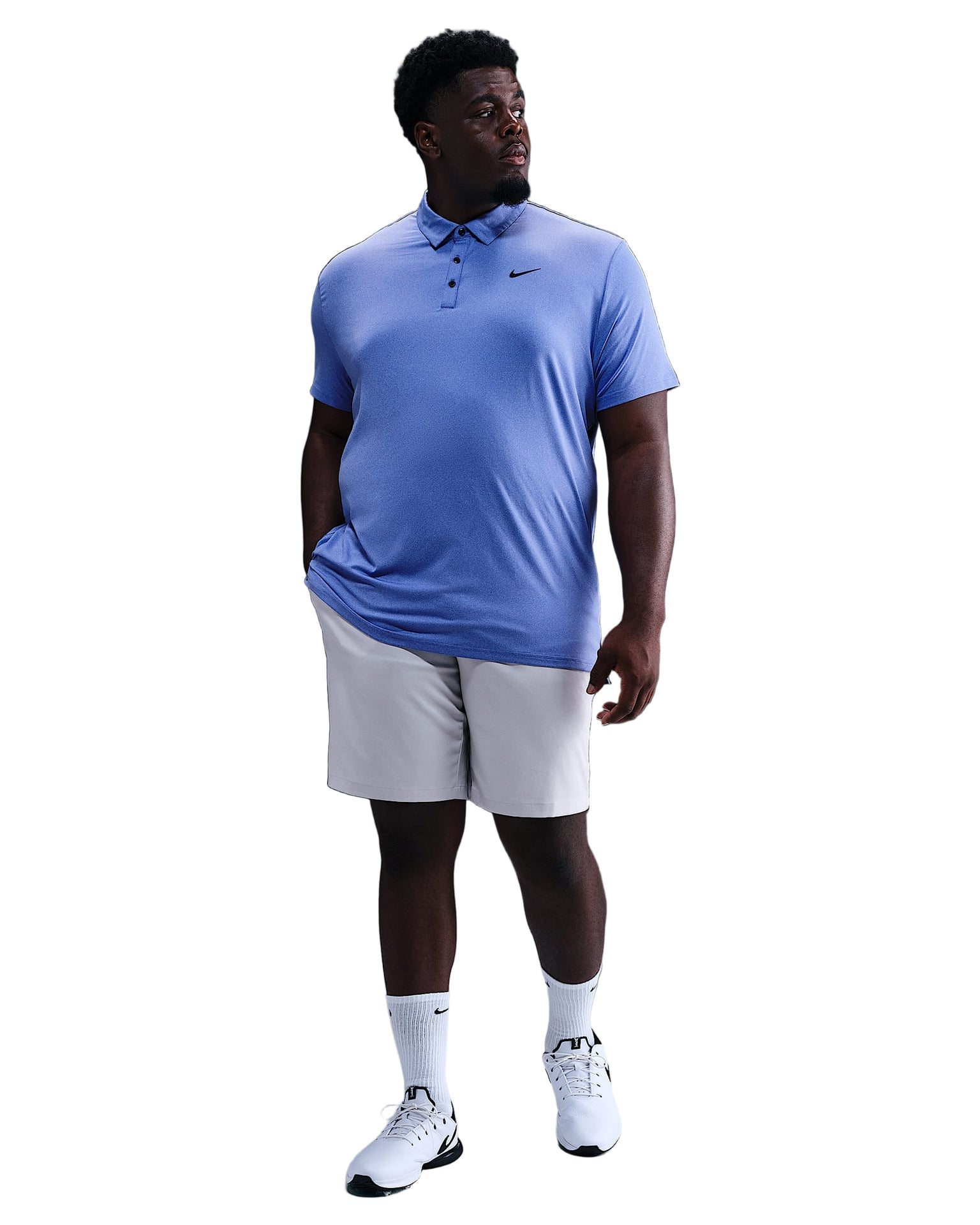 Nike-ის მამაკაცის გოლფის მაისური | Dri-Fit | Comet Blue