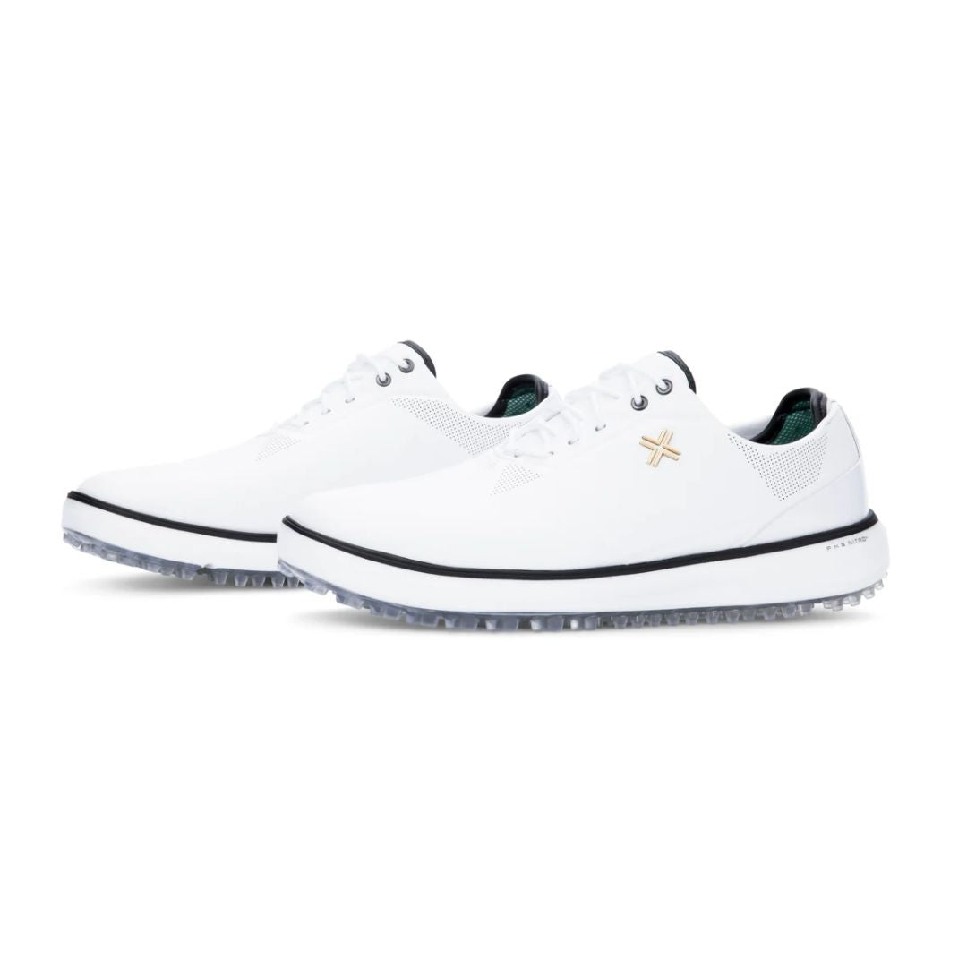 Payntr Men`s Golf Shoes | Match Day | White/Black