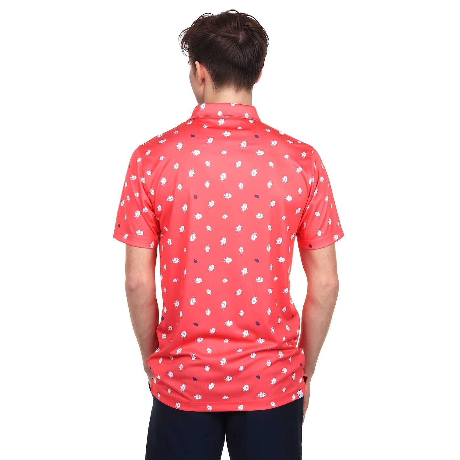 Puma-ს მამაკაცის გოლფის მაისური | Pure 2.0 Polo Birdies Polo | ატმისფერი Frost-White Glow