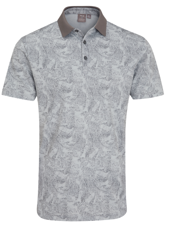 Ping Men's Golf Shirts | Jared Polo | Pearl Grey