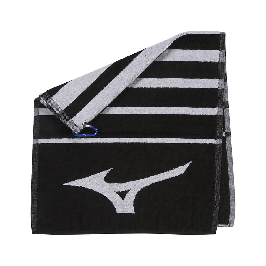 Mizuno გოლფის პირსახოცი | ტური | შავი