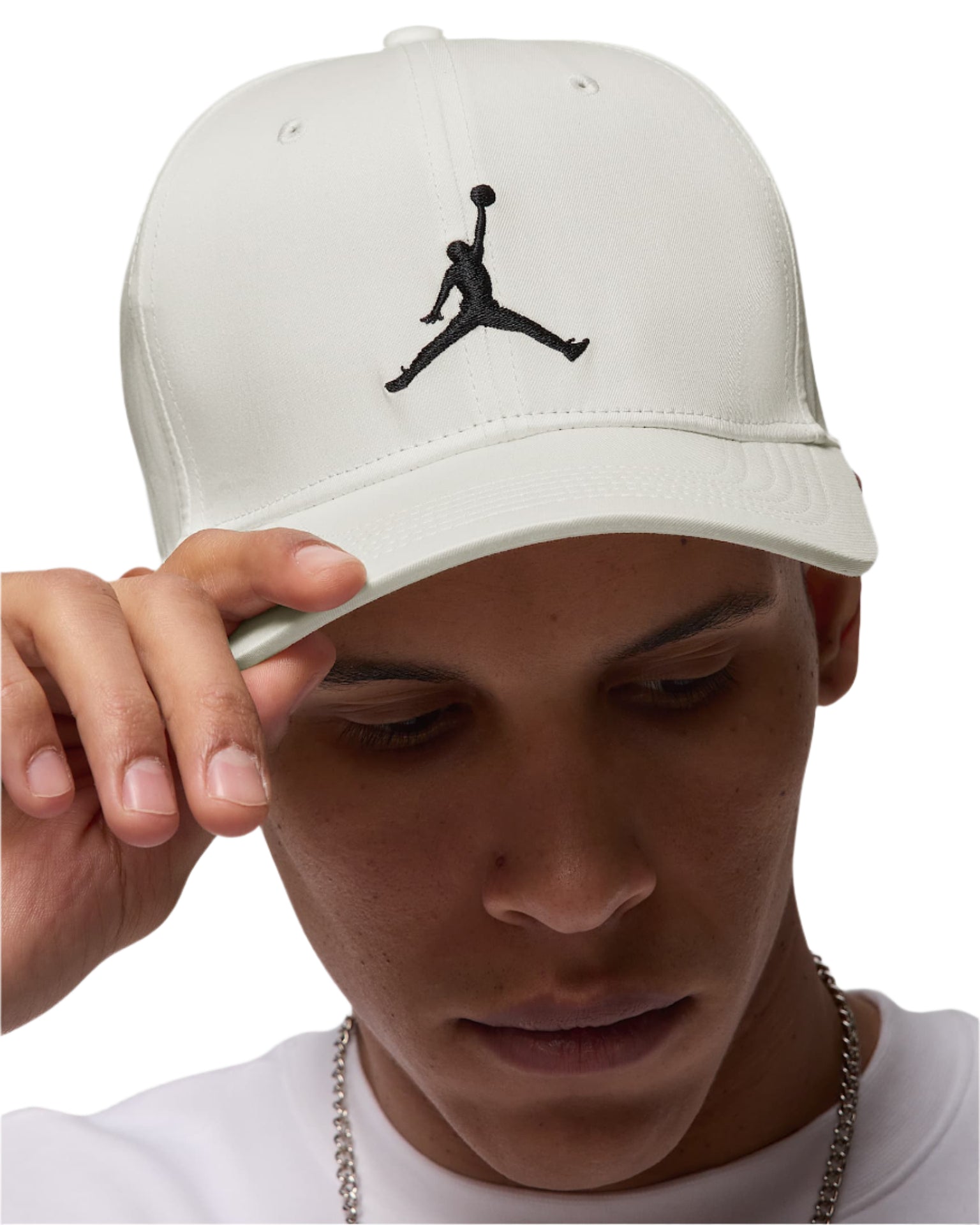 Nike-ის მამაკაცის გოლფის ქუდი | Jordan Rise C | თეთრი