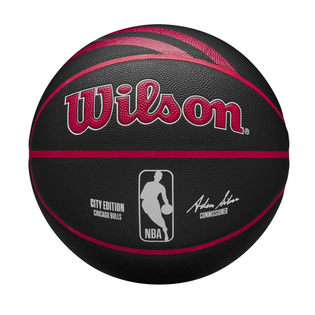 Wilson Team Sports | Basketball | NBA Basketball NBA Team City Collector Chi Bulls Size 7 TS082