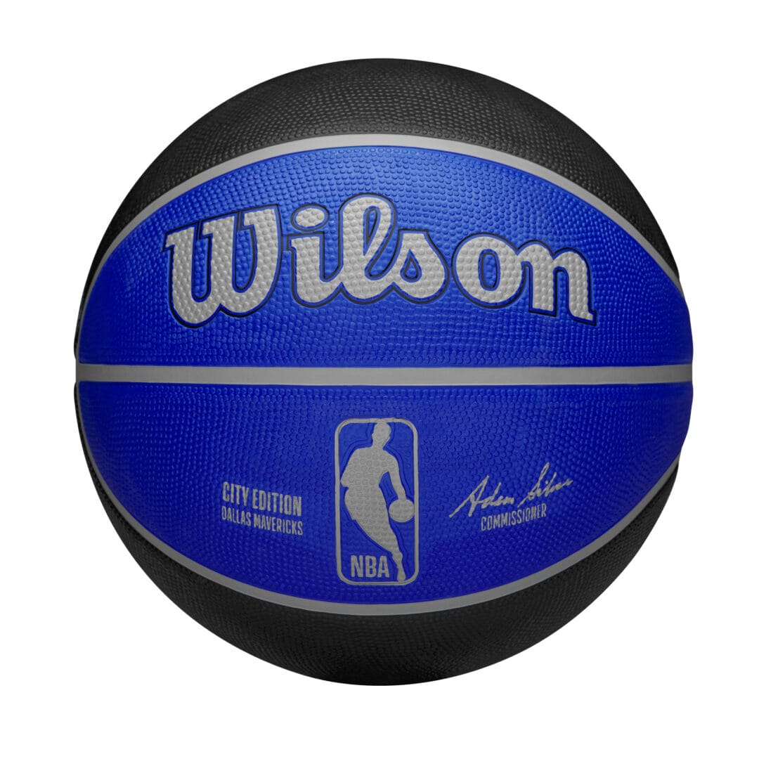 Wilson Team Sports | Basketball | NBA Basketball NBA Team City Edition Dal Mav Size 7 TS089