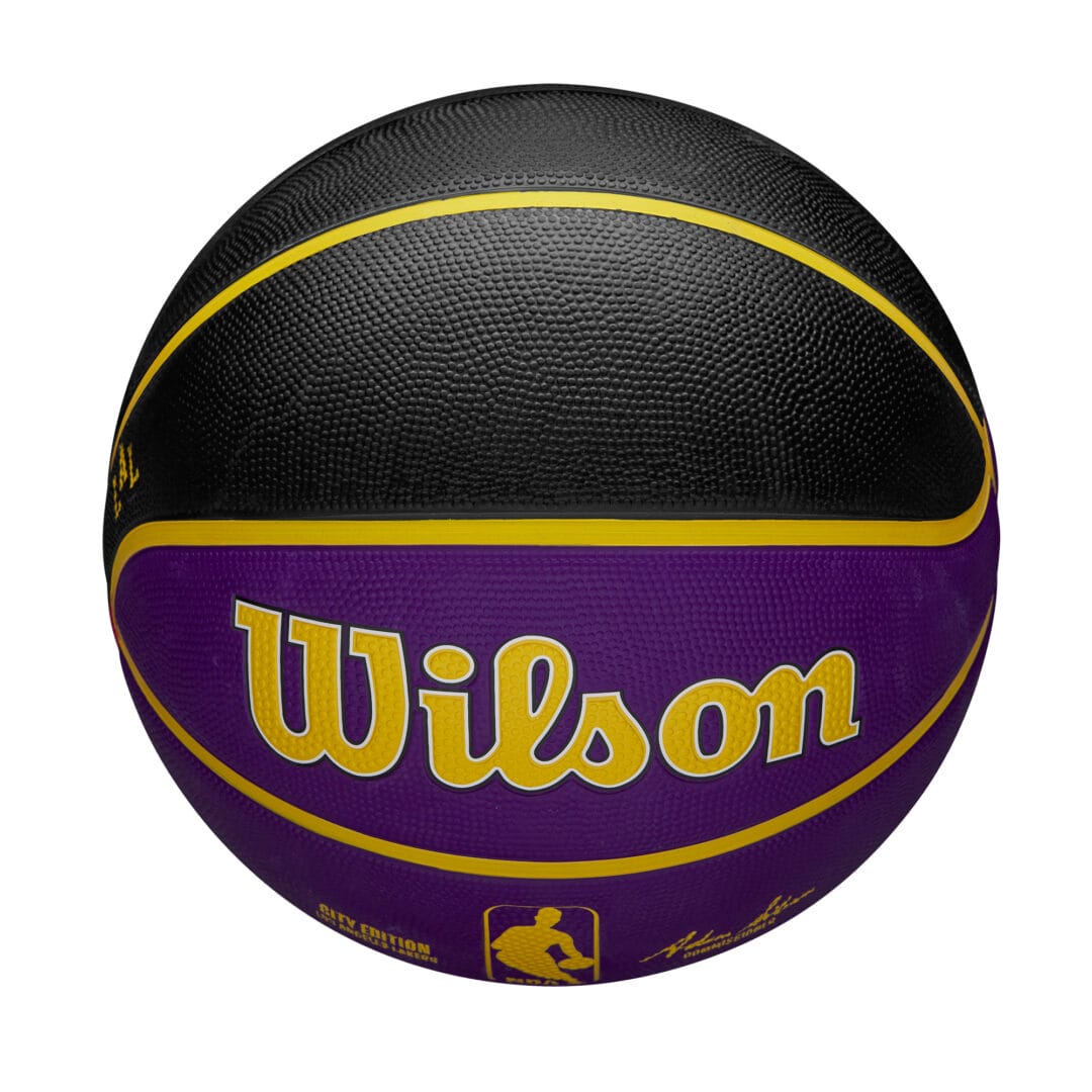 Wilson Team Sports | Basketball | NBA Basketball NBA Team City Edition La Laker Size 7 TS091