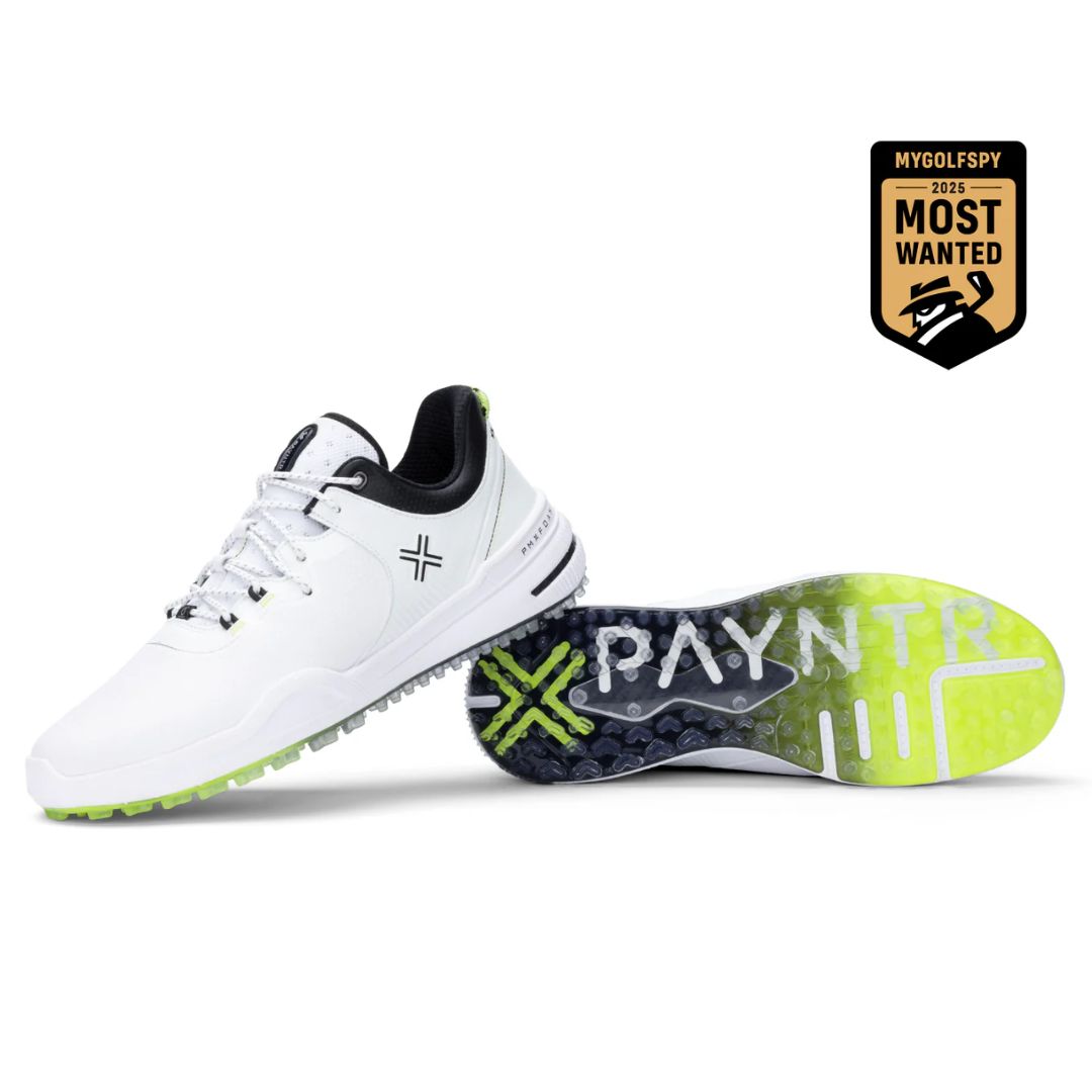 Payntr Men`s Golf Shoes | X002 | White/Black