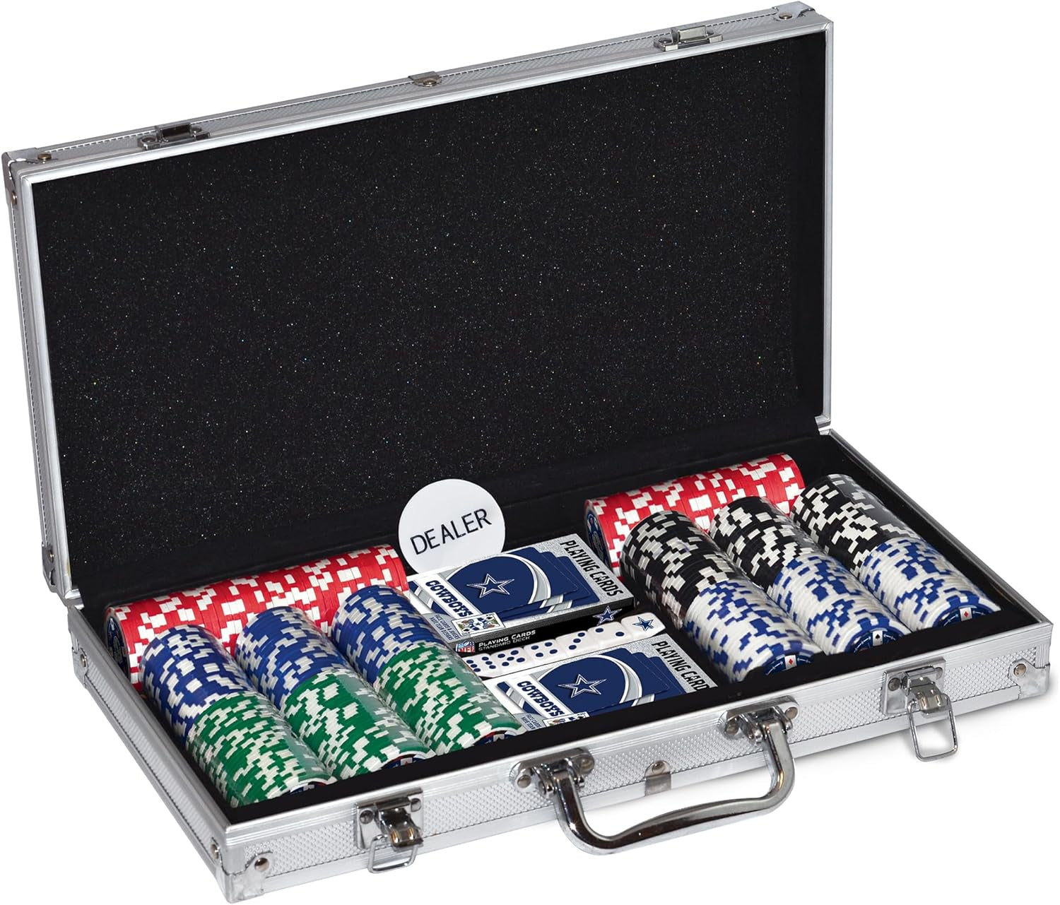NFL Unisex-Adult 300-Piece Casino Style Poker Chip Set
