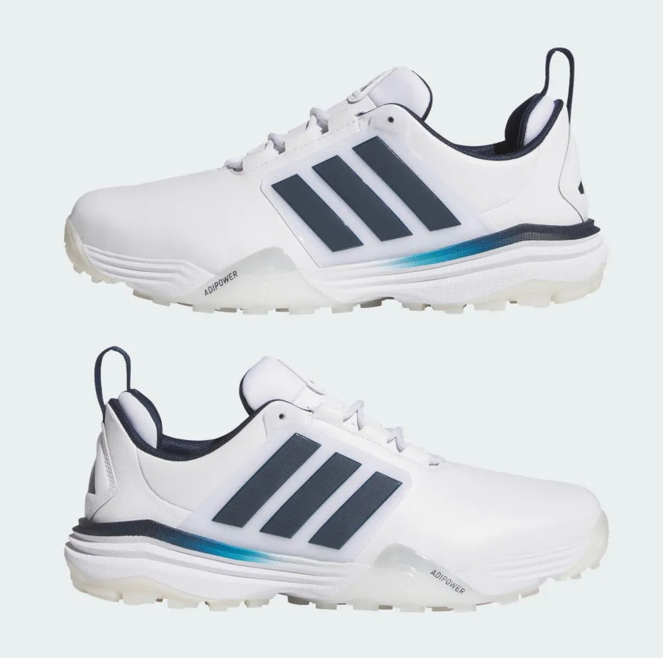 Adidas Mens Golf Shoes | ADIPOWER 26 SL WIDE | White-Navy