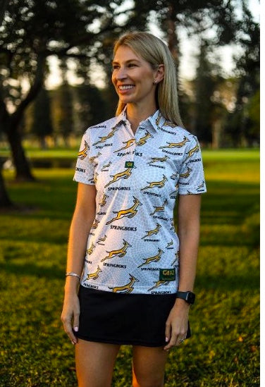 Custom Apparel Womens Golf Shirt | Springbok | Ethnic