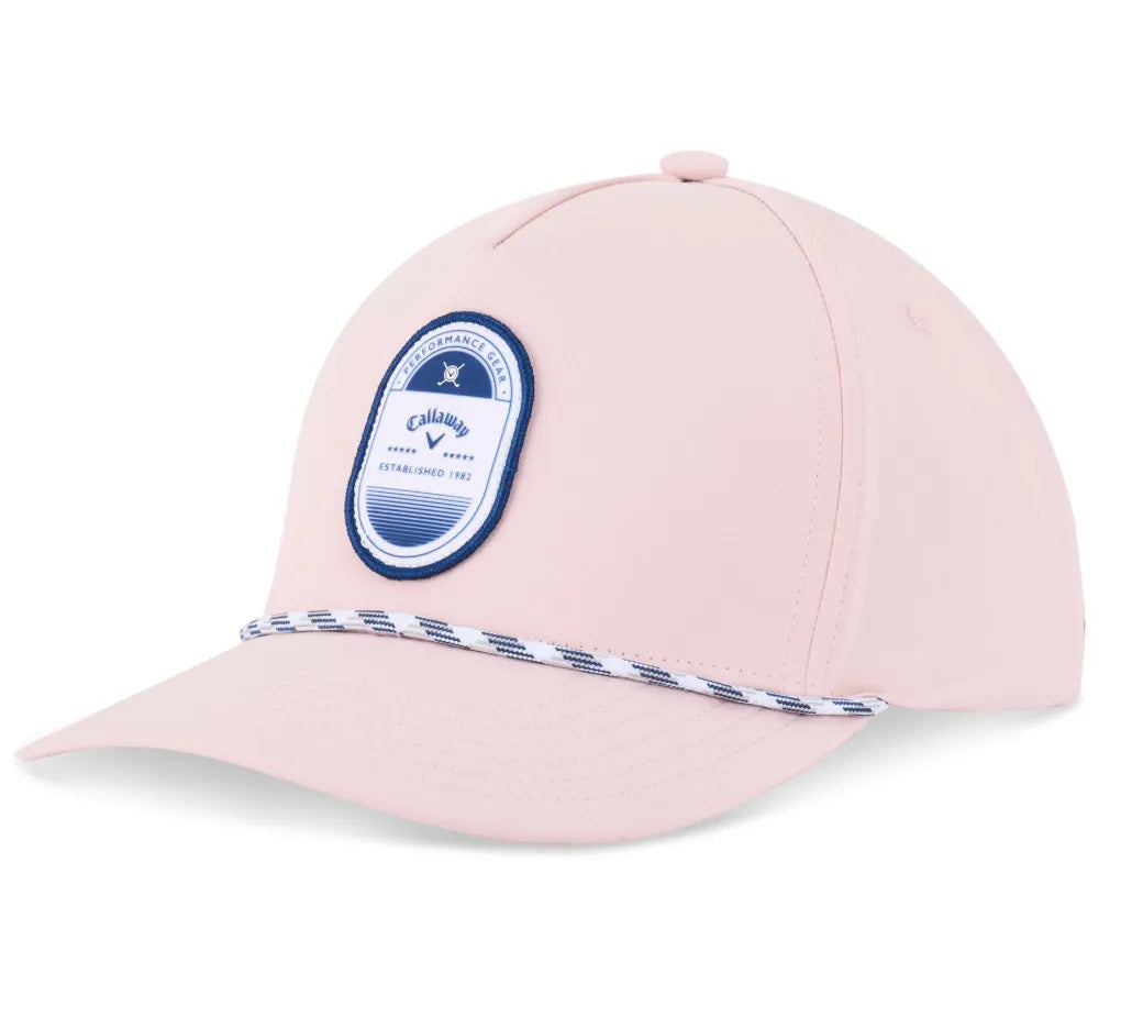 Callaway Mens Golf Cap | Birdie Brigade Rope | Pink