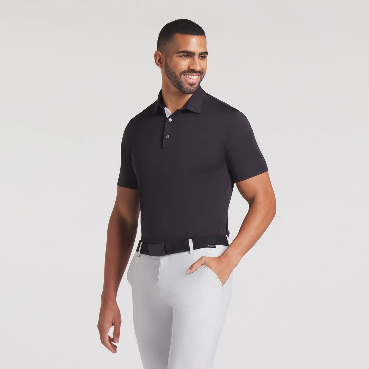 Puma Mens Golf Shirt | MSS Pounce | Polo 2.0 | Black