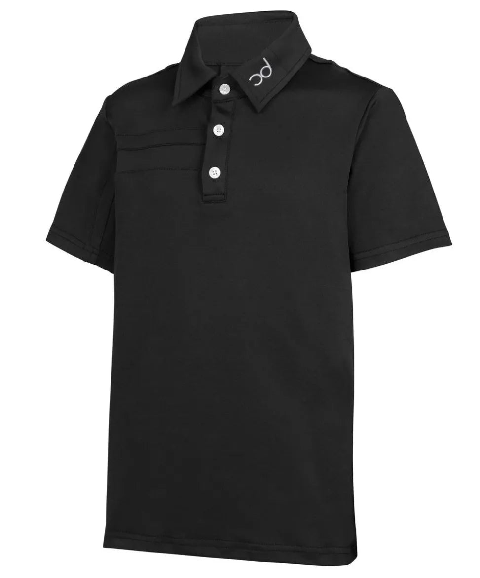 Swagg Junior Golf Shirts | Black