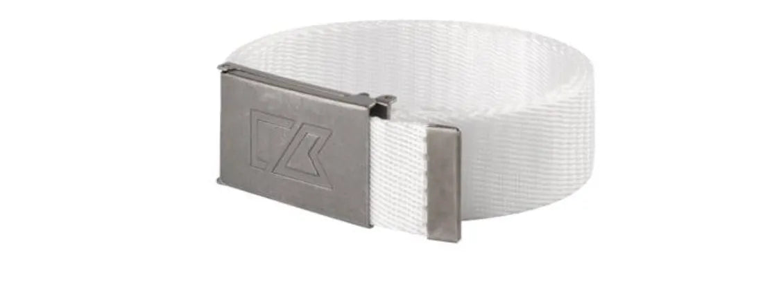 Cutter and Buck Golf Belt | White