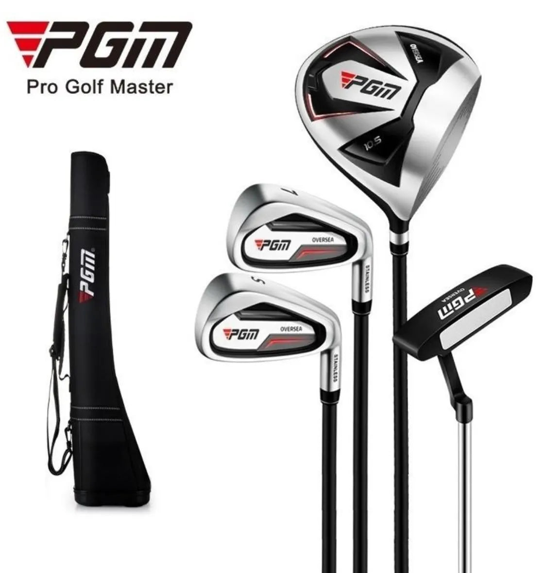 PGM Golf Clubs With Sunday Bag | 4 Club Set | Graphite Shaft