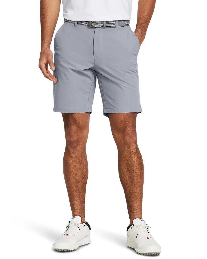 Under Armour Mens Golf Shorts | Matchplay Tapered | Steel