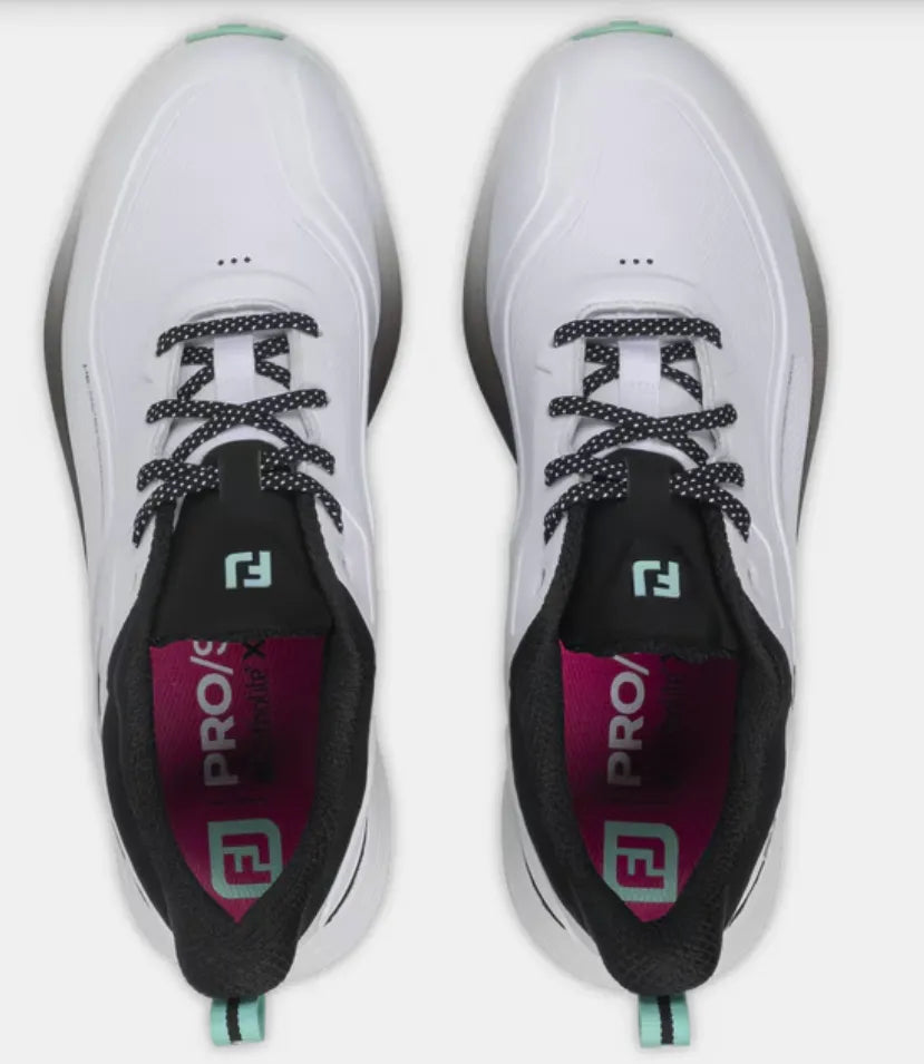 Footjoy Mens Golf Shoes | Pro SL | White-Black-Gum