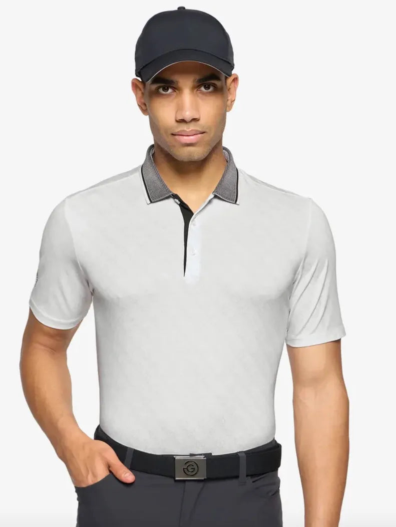 Galvin Green Mens Golf Shirt | Mansfield | White