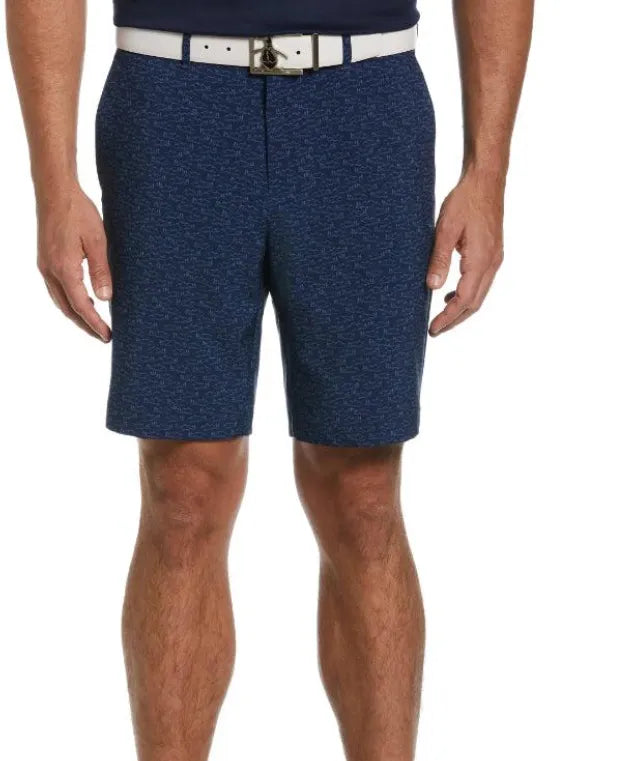 Footjoy Mens Golf Shorts | Print | Navy-White