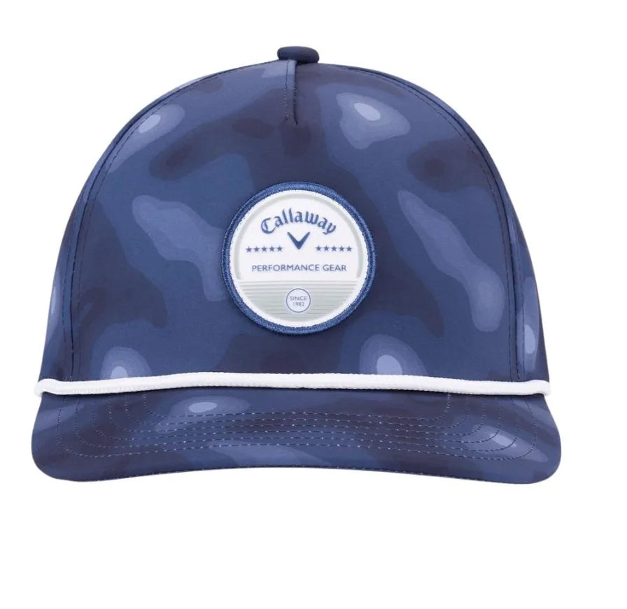 Callaway Mens Golf Cap | Bogey Free | Navy Topo