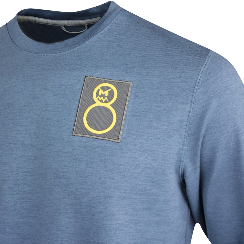 MEN'S PUMA CLOUDSPUN H8 GOLF CREWNECK - EVENING SKY