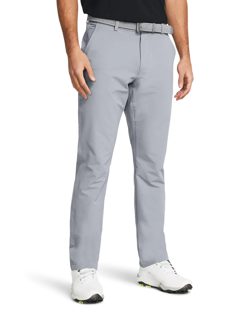 Under Armour მამაკაცის გოლფის შარვალი | Tech Tapered | მუქი ნაცრისფერი