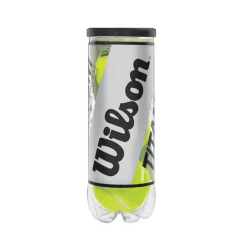 Wilson Tennis Balls | Standard Tennis Balls | Titanium 3 Ball Can TB014