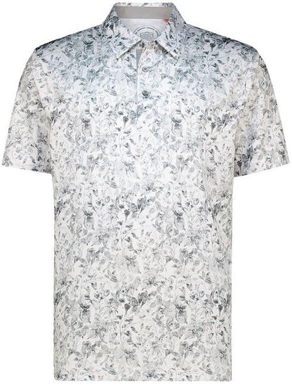 Men's Photo Flora Dry Tech Performance Golfer Polo Shirt