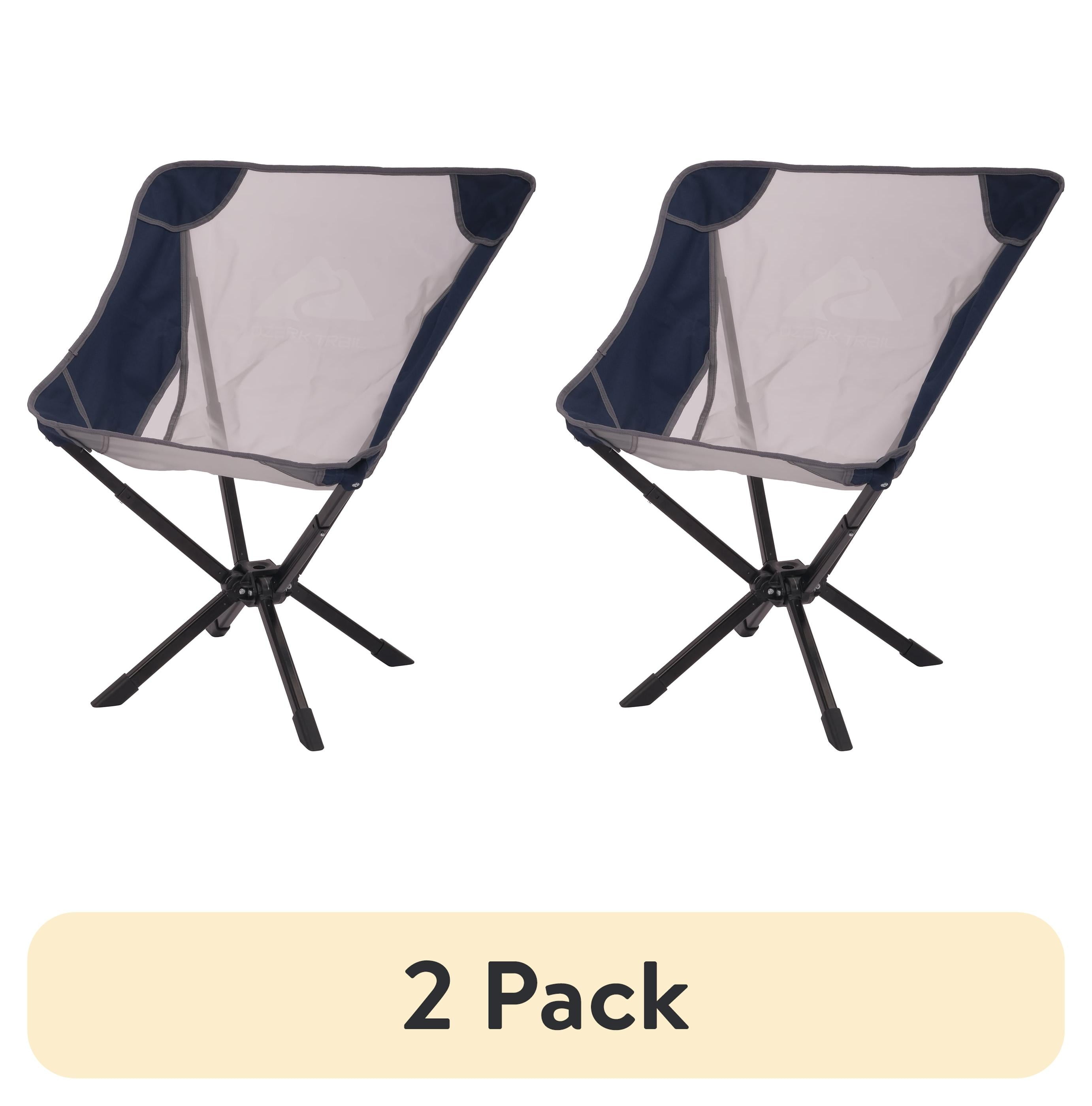 (2 Pack)  Adult Instant Compact Chair, Navy