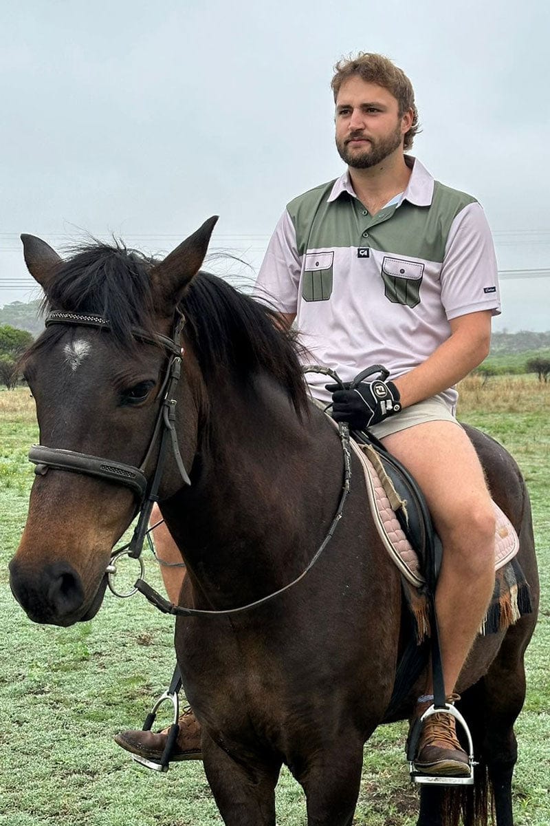 Custom Apparel Men's Funky Golf Shirt | The Farmer