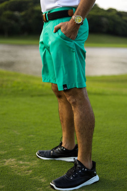 Custom Apparel Men's Golf Shorts | Pure motion | Green Teal