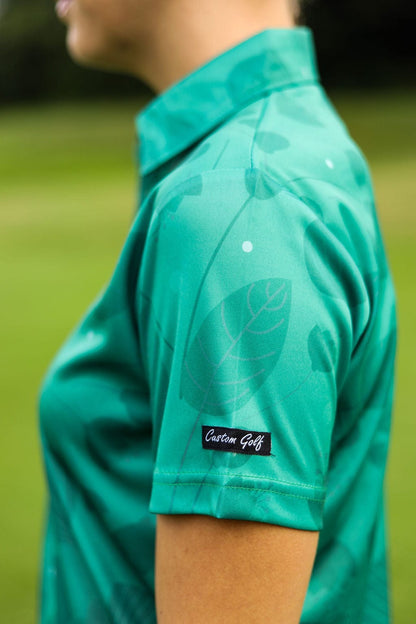 Custom Apparel Women's Funky Golf Shirt | Floating Greens