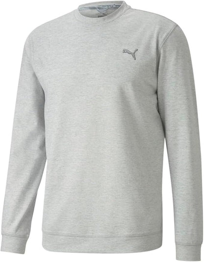 MEN'S PUMA CLOUDSPUN CREWNECK HIGH RISE - HEATHER