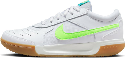 ქალის NIKE ZOOM COURT LITE 3 ჩოგბურთის ფეხსაცმელი - თეთრი/მწვანე