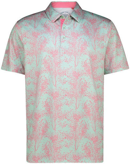 Men's Leaf-ish Dry Tech Performance Golfer Polo Shirt
