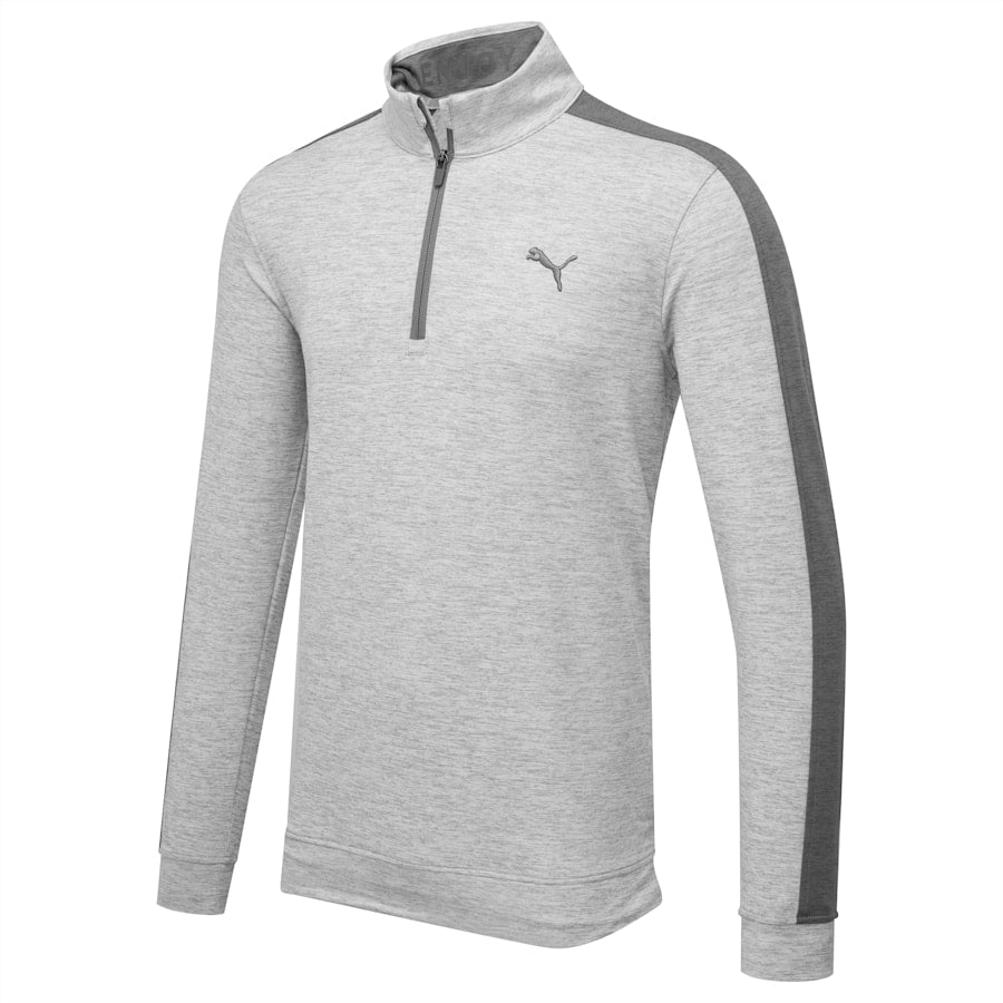 MEN'S PUMA CLOUDSPUN T7 1/4 ZIP  - QUIET SHADE HEATHER