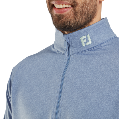 FootJoy მამაკაცის გოლფის მაისური | EU Speckle Print Jacquard Chill-Out | ლურჯი