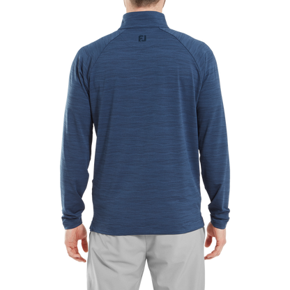 FootJoy Men's Golf Jersey | Wave Jacquard Chill-Out | Navy