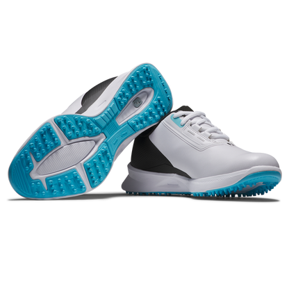 Footjoy Junior Golf Shoes | Fuel | White/Black/Blue