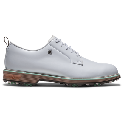 Footjoy-ის მამაკაცის გოლფის ფეხსაცმელი | Premiere Series Field | თეთრი/ყავისფერი/მწვანე