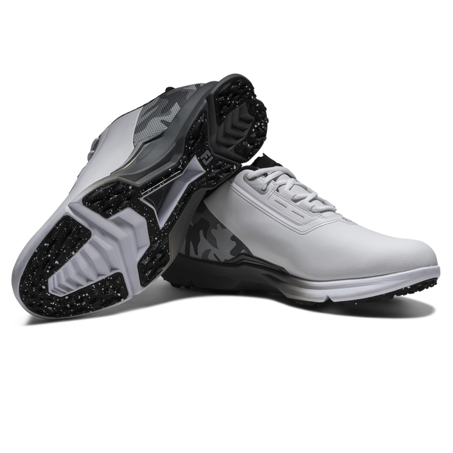 Footjoy Men's Golf Shoes | Fuel | White/Grey/Black