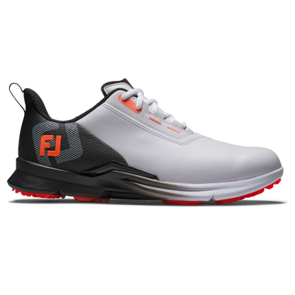 Footjoy Men's Golf Shoes | Fuel | White/Black/Coral