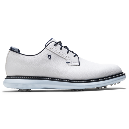 Footjoy Men's Golf Shoes | Traditions | White/Navy/Blue