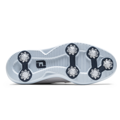 Footjoy Men's Golf Shoes | Traditions | White/Navy/Blue